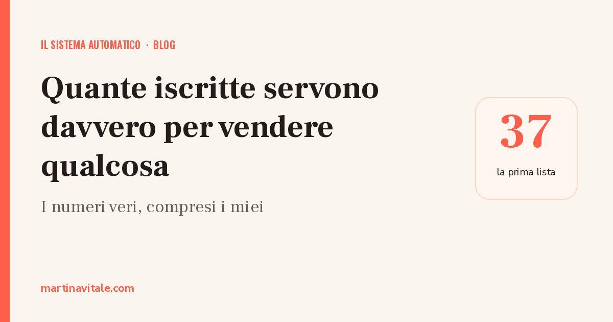Card: quante iscritte servono davvero per vendere qualcosa. Trentasette, il numero della prima lista di Tarzan Kay