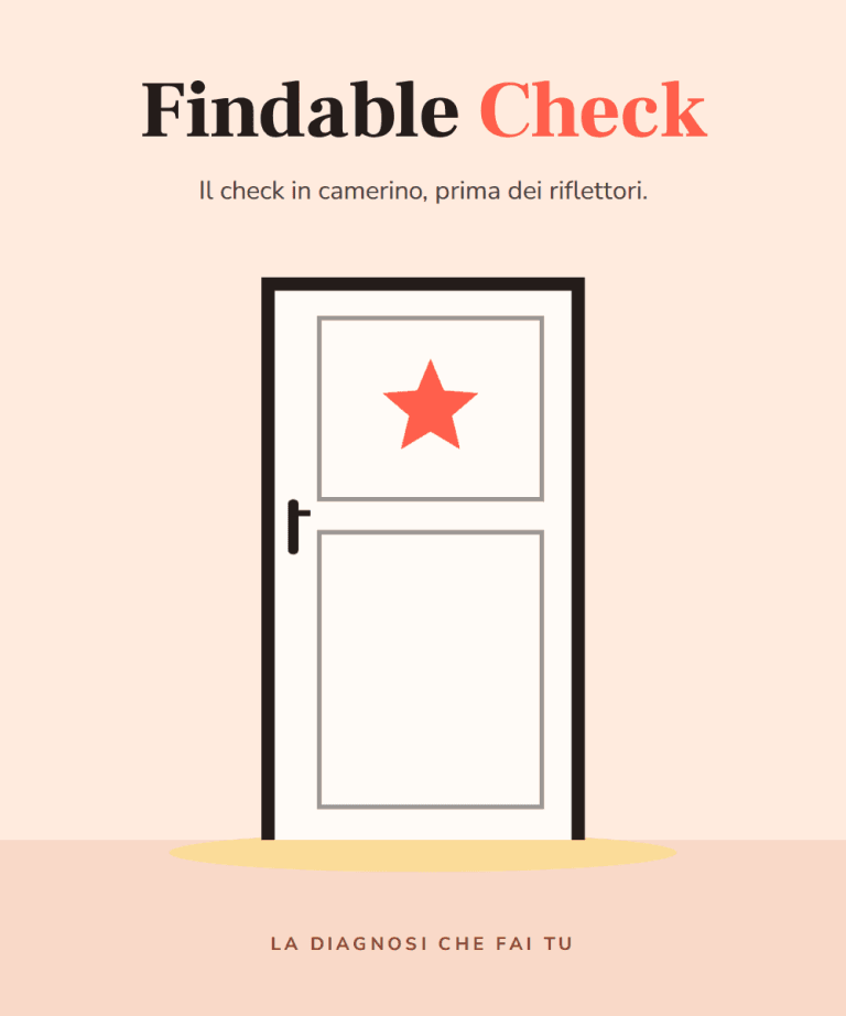 Findable Check, la diagnosi che fai tu: la porta del camerino con la stella