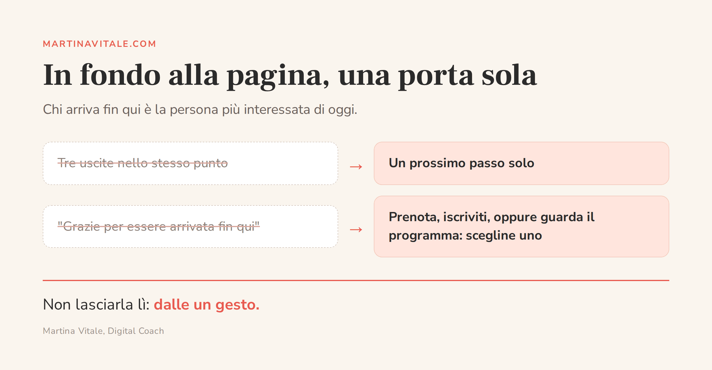 La fine della pagina Chi Sono: da tante uscite a un solo prossimo passo